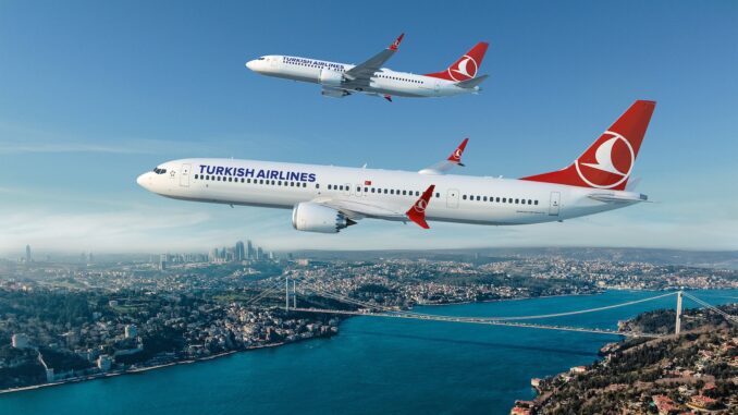 Turkish Airlines bestellt 100 Boeing 737-8 – Wartungsvereinbarung noch offen