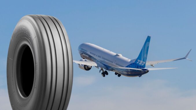 Bridgestone-Flugzeugreifen-Boeing-737