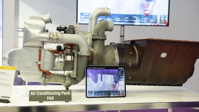 Liebherr Aerospace liefert das integrierte Luftmanagementsystem für die Falcon 6X von Dassault Aviation.